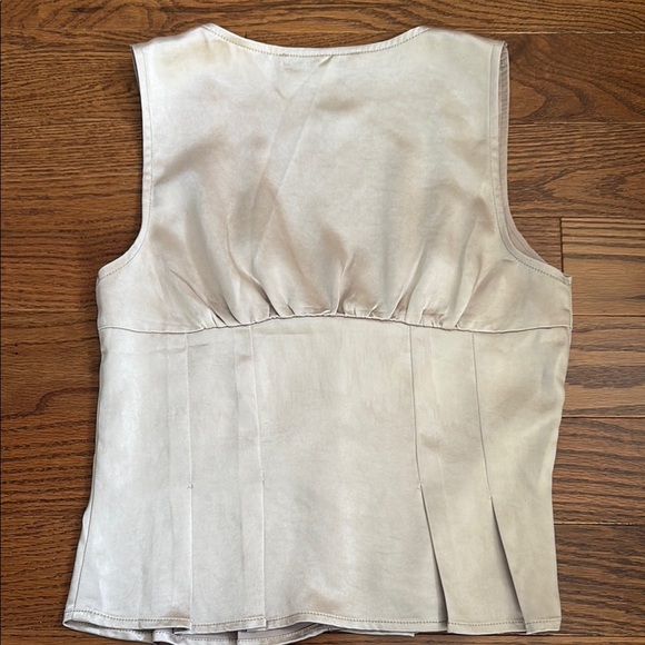 Light Pink Satin Bustier Top REVOLVE - Picture 3 of 4